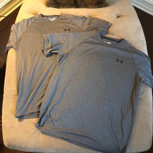Under Armour mens medium loose fitted workout shirts (2)